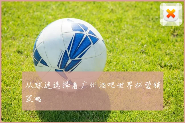 从球迷选择看广州酒吧世界杯营销策略