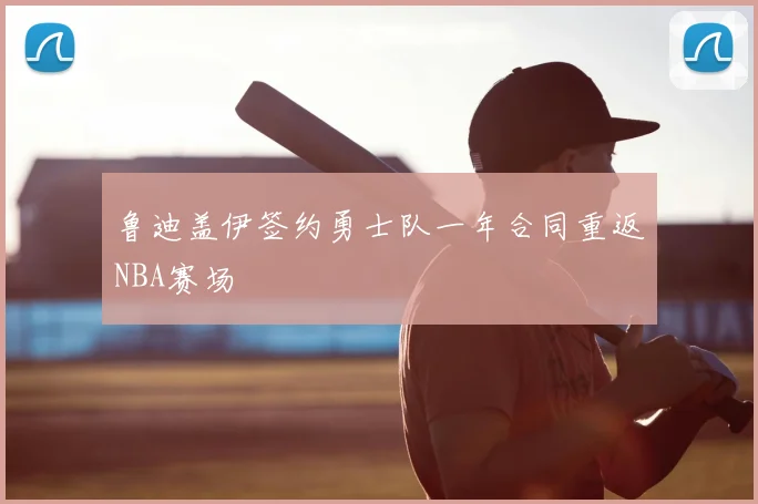鲁迪盖伊签约勇士队一年合同重返NBA赛场