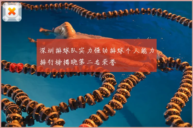 深圳排球队实力强劲排球个人能力排行榜揭晓第二名荣誉